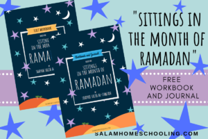 Free Ramadan activity for kids journal workbook printable
