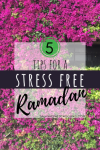 Tips for a stress free Ramadan for the Muslim mom